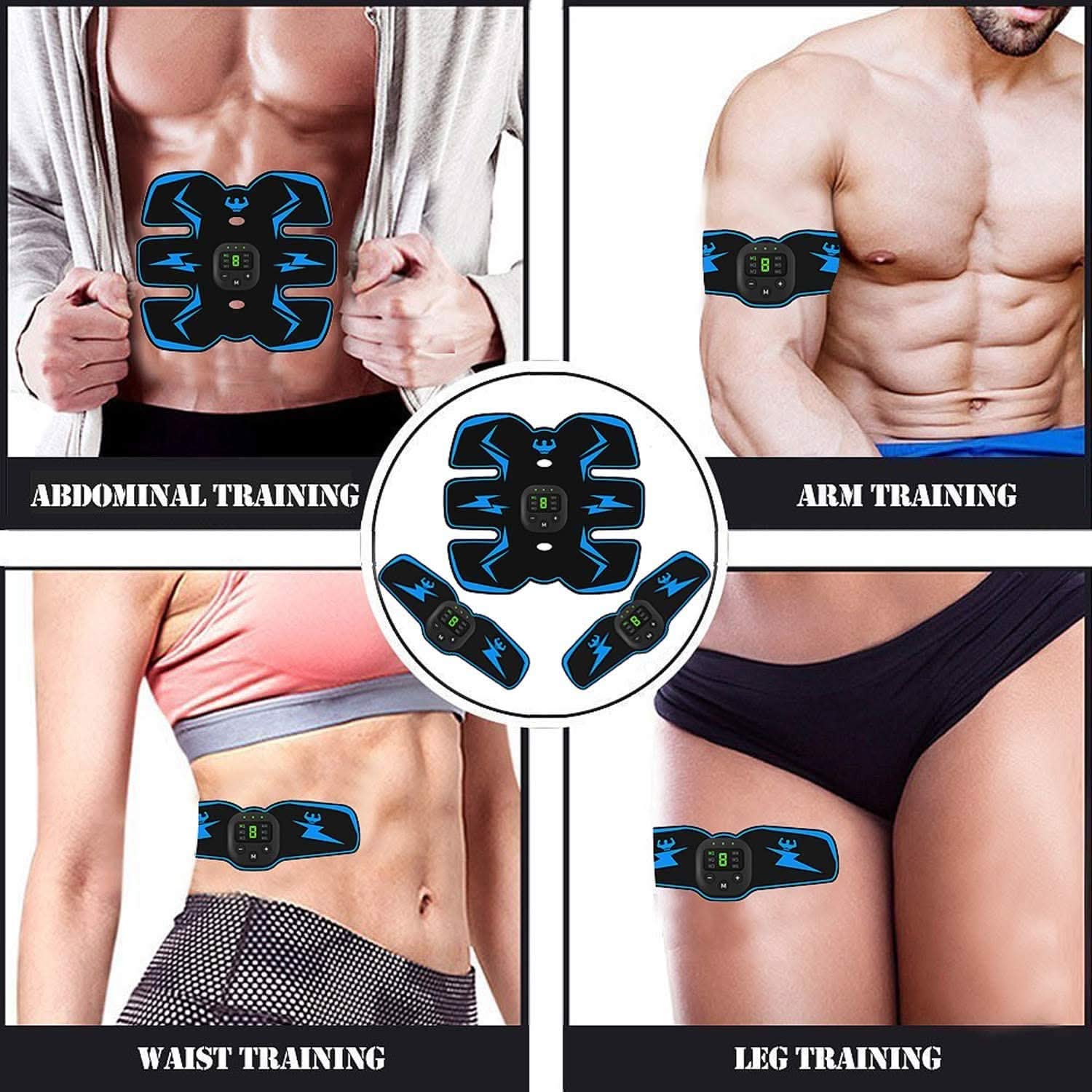 Abbs-EMS Abdominal Slimmer | Wireless Muscle Toning Belt - FitZone360