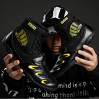 Professional Boxing Shoes | Lightweight High-Top Fight Footwear - FitZone360