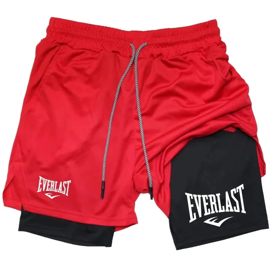 Everlast 2-Layer Compression Training Shorts | Boxing, MMA & Muay Thai - FitZone360