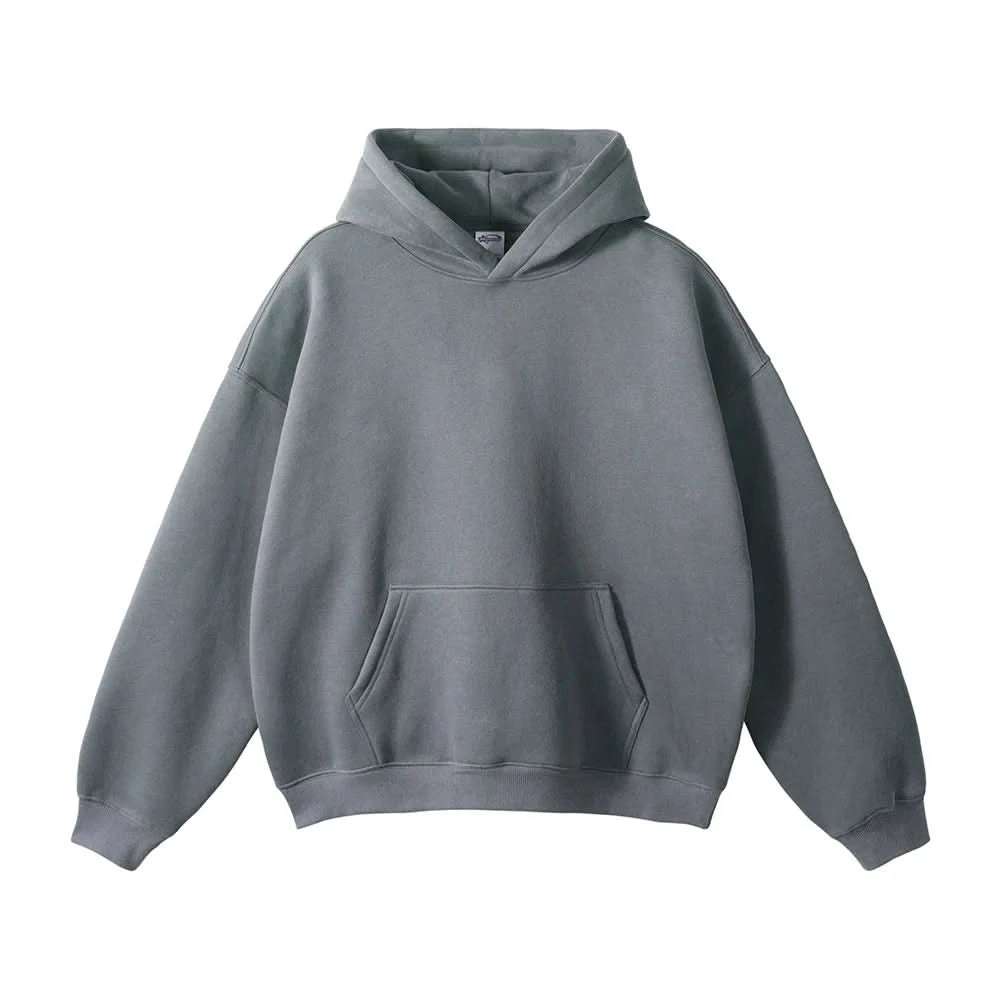 Fleece Hooded Sweatshirt | Unisex Oversized Winter Hoodie Pullover - FitZone360