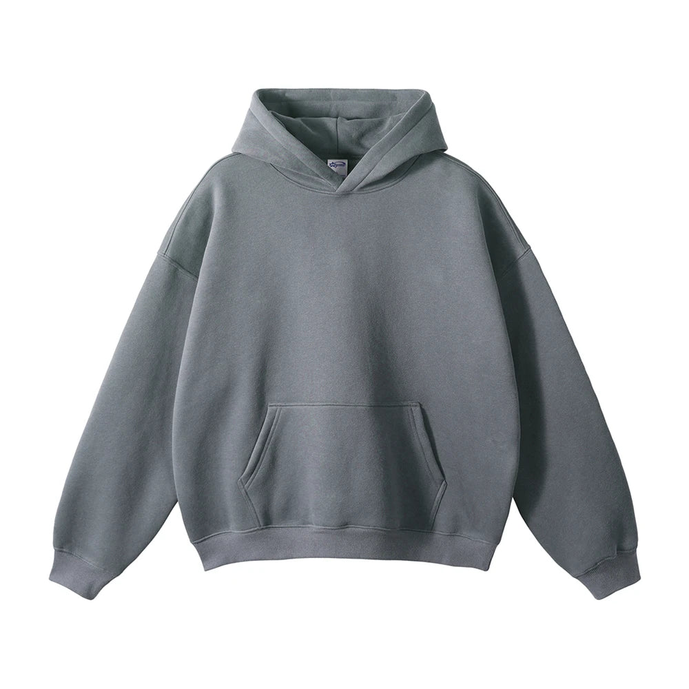 Fleece Hooded Sweatshirt | Unisex Oversized Winter Hoodie Pullover - FitZone360