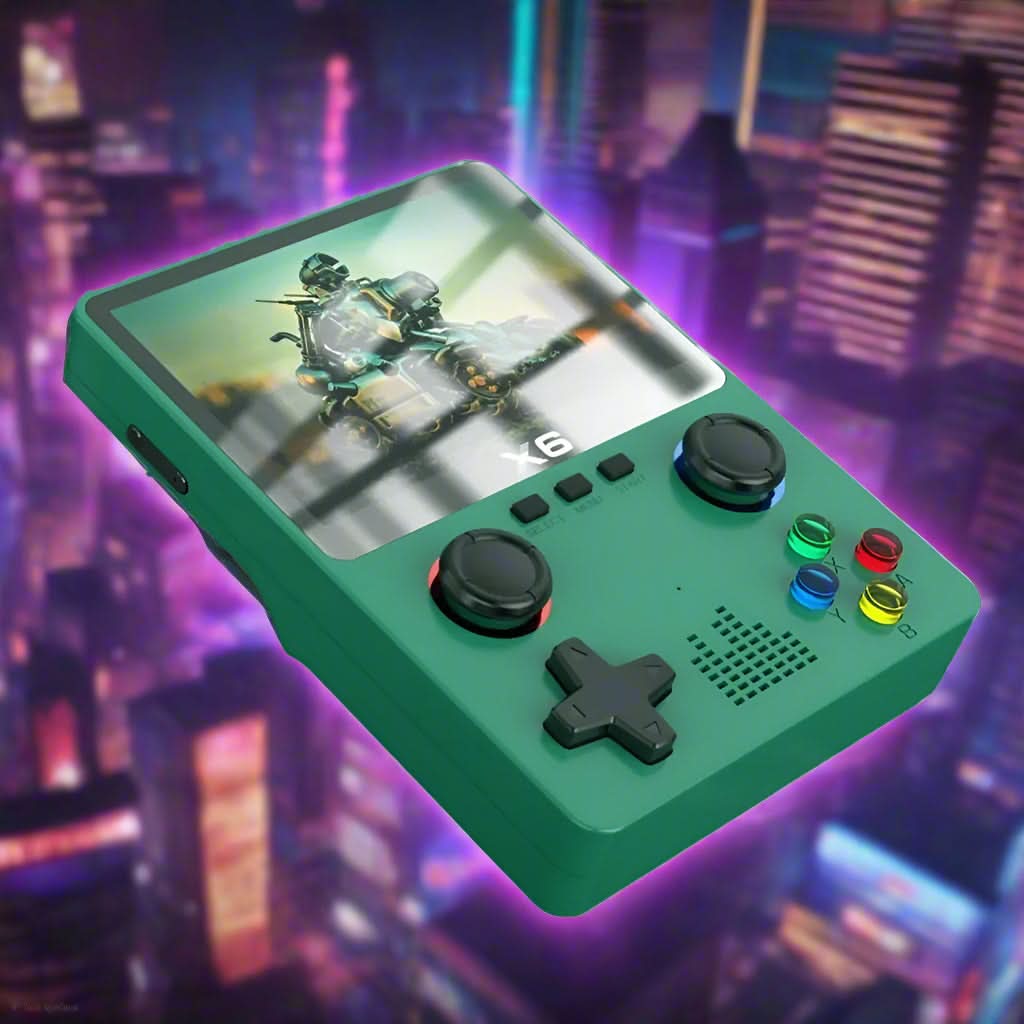🎮 New X6 3.5-Inch IPS Screen Handheld Game Player | Elevate Your Gaming Experience! - FitZone360