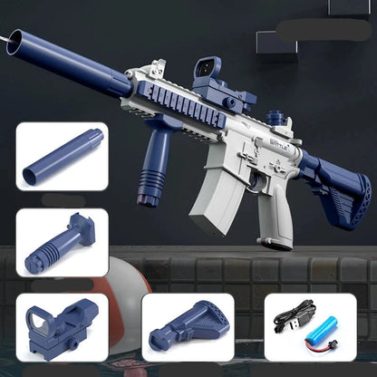 M416 Electric Water Gun Toy – Full-Auto Summer Splash Blaster for All Ages! - FitZone360