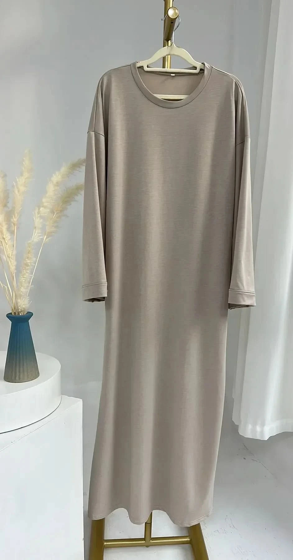 Casual Muslim Abaya Sweatshirt Dress for Women | Modest Daily Wear - FitZone360