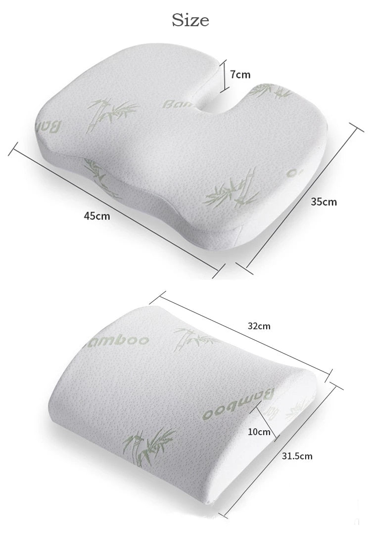 Health Care Memory Foam Seat Cushion with Slow Rebound,