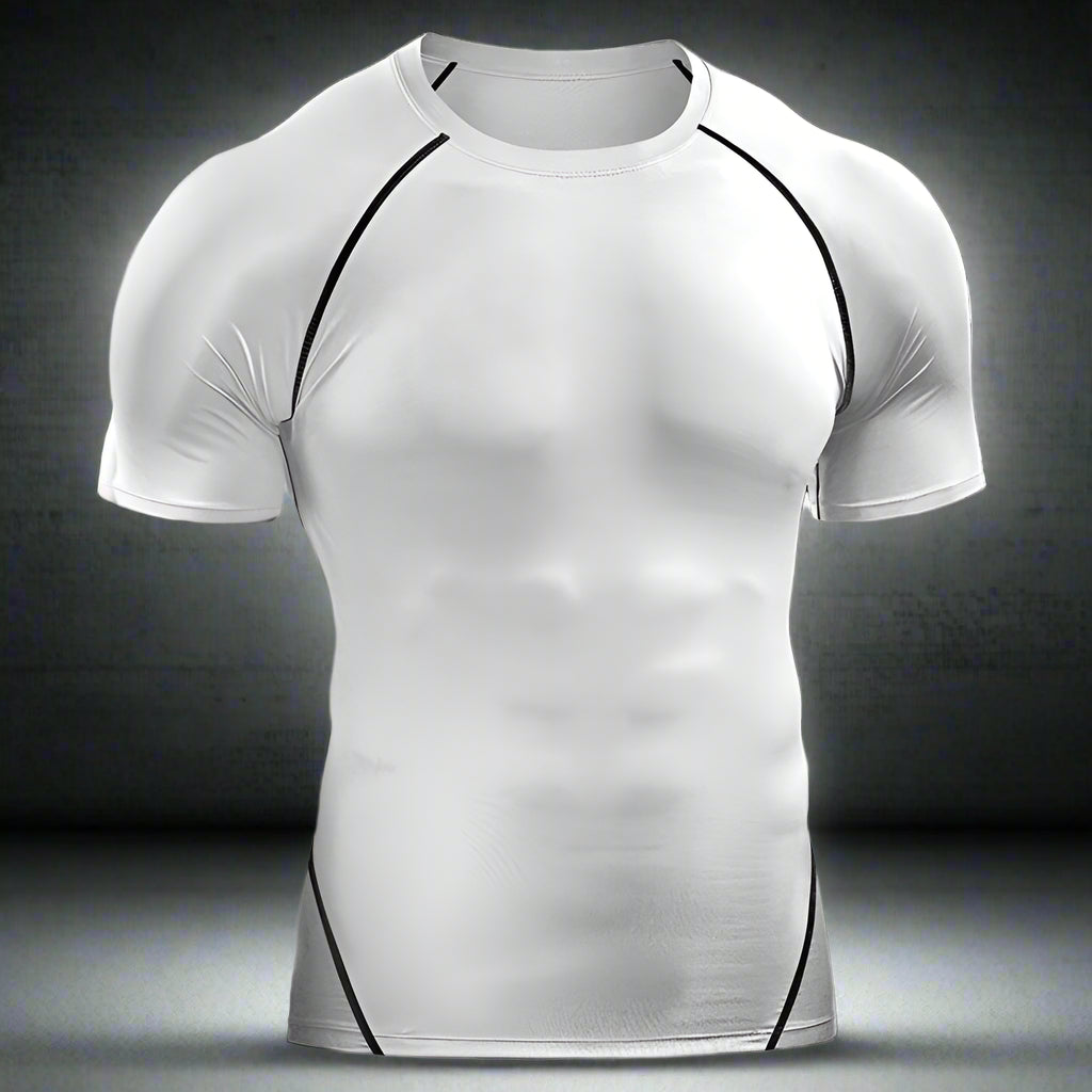 FlexCore Compression Tee: Elevate Your Workout Experience - FitZone360