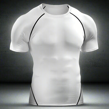 FlexCore Compression Tee: Elevate Your Workout Experience - FitZone360