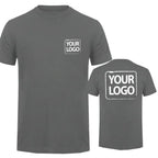 Custom Print Your Own Logo T-Shirt – Personalized Business, Gym & Team Shirt