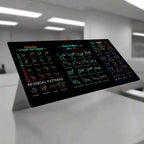 Chart Pattern Mouse Pad | Candlestick Art Desk Pad for Crypto Traders, Investors | Bitcoin, PEPE & Forex Enthusiasts - FitZone360