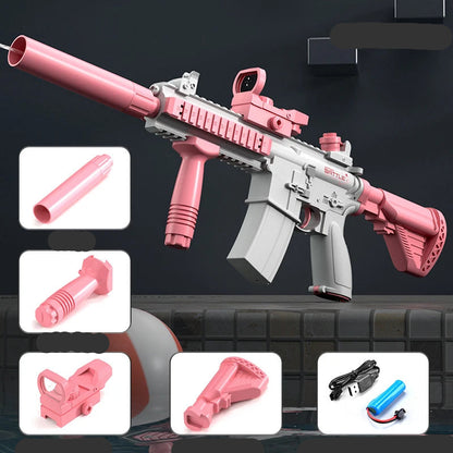 M416 Electric Water Gun Toy – Full-Auto Summer Splash Blaster for All Ages! - FitZone360