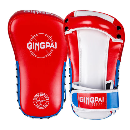 Muay Thai Pads | Kickboxing & MMA Striking Training | Single Arm Strap - FitZone360