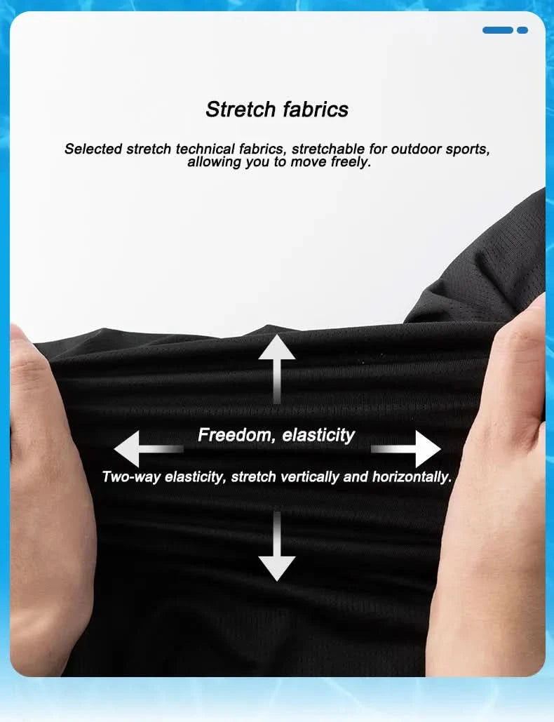 Men's Ice Silk Running T-Shirt | Quick-Dry, Breathable & Reflective Design - FitZone360