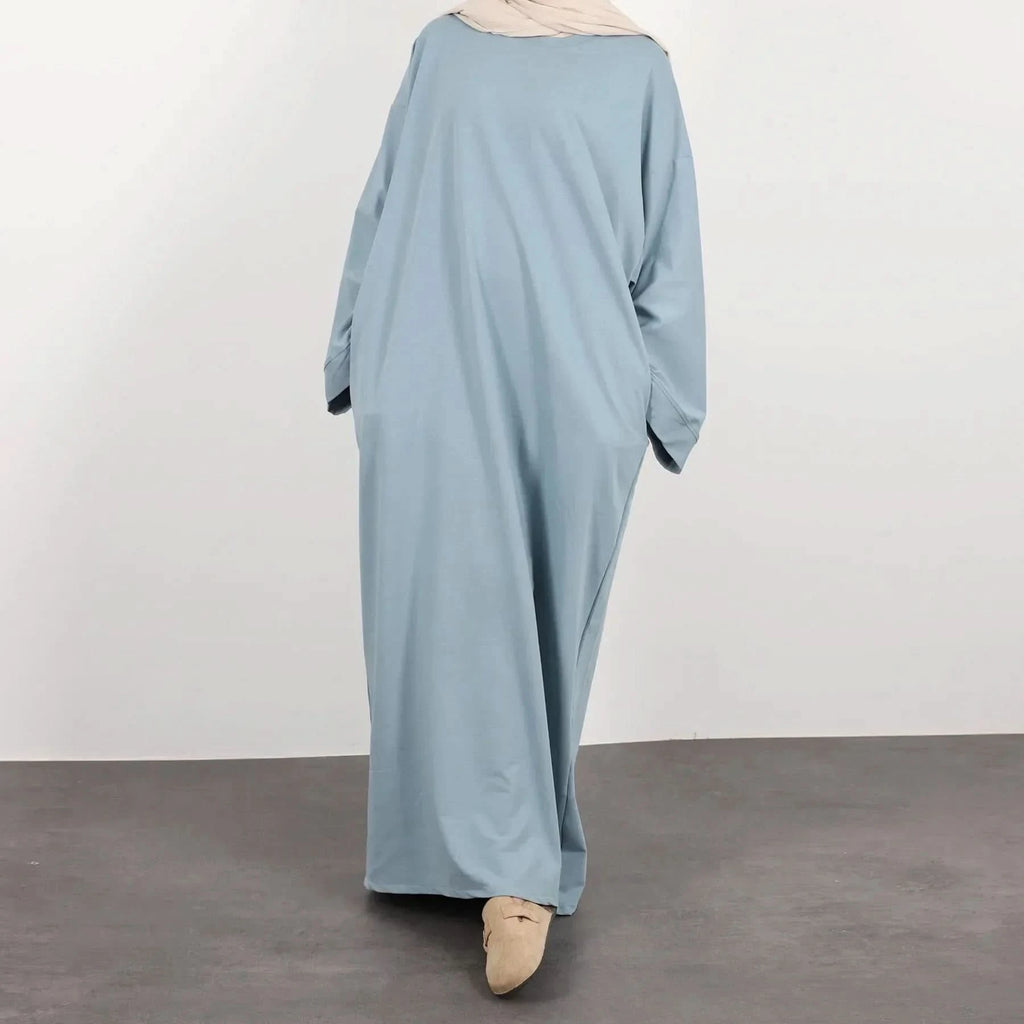 Casual Muslim Abaya Sweatshirt Dress for Women | Modest Daily Wear - FitZone360