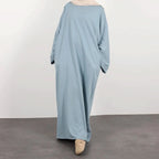 Casual Muslim Abaya Sweatshirt Dress for Women | Modest Daily Wear - FitZone360