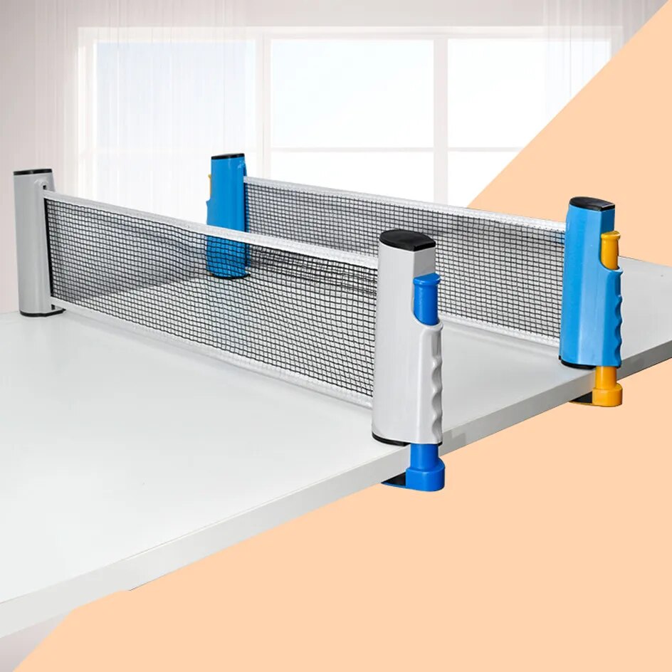Portable Ping Pong Net Rack Anywhere Table Tennis enthusiasts