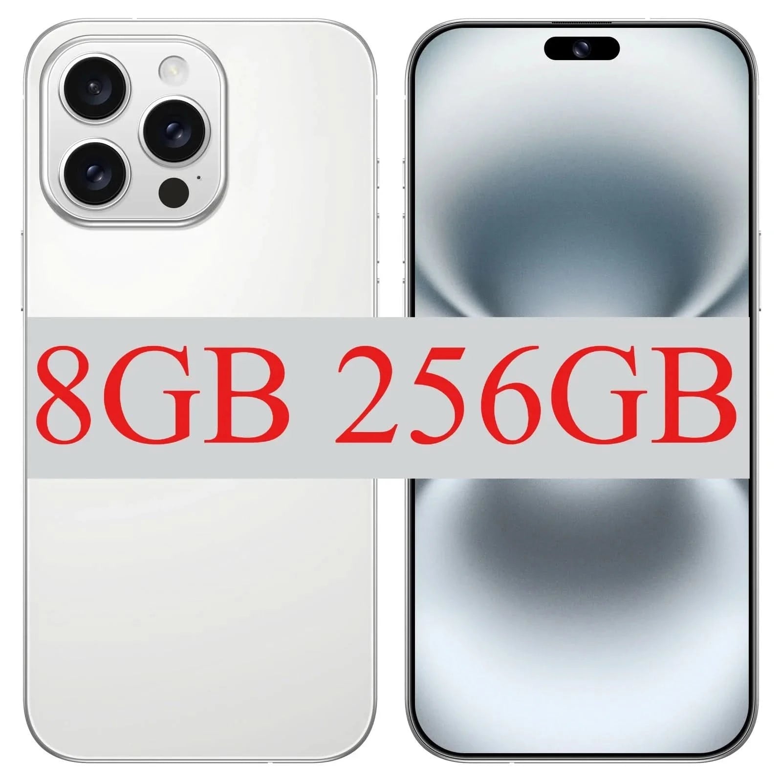 I16 Pro Max 7.3" HD 5G Smartphone – Global Android 14 Mobile Phone with Dual SIM, 8000mAh Battery, Unlocked 4G/5G Cellphone - FitZone360