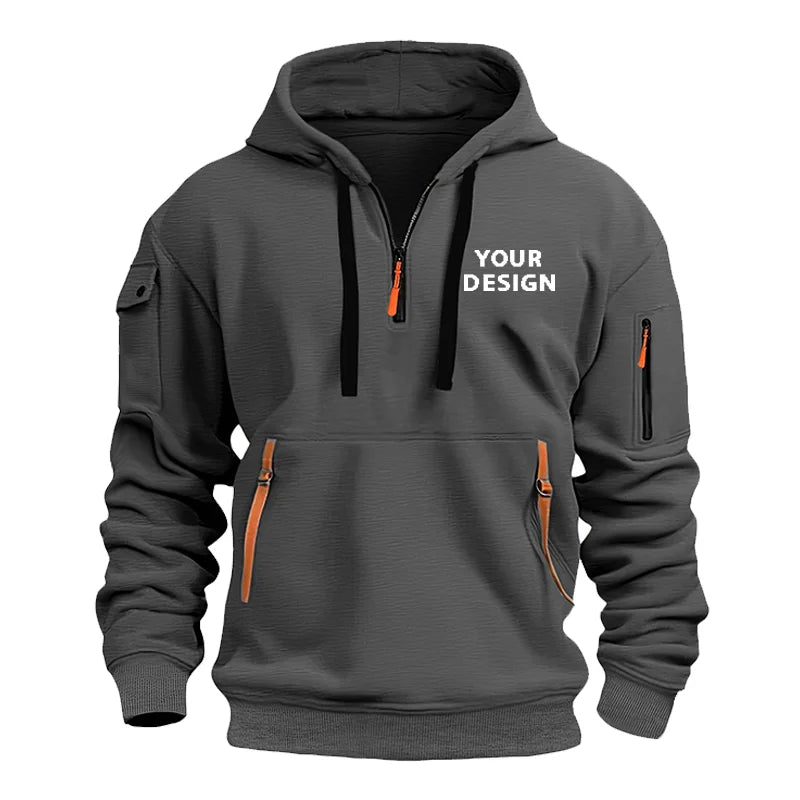 Custom Logo Tactical Hoodie – Personalized Gym, Boxing & Team Hoodie