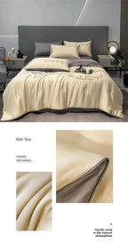 Air Conditioning Blanket | Premium Washable Ice Silk Summer Quilt Set - FitZone360