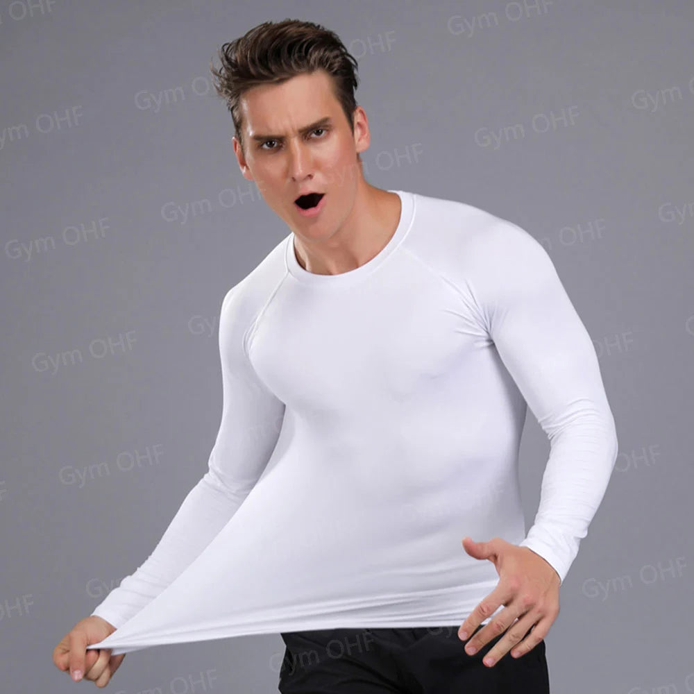 Lonsdale Men's Compression Gym Shirt – Quick-Dry Tight Fit for Fitness & Training - FitZone360