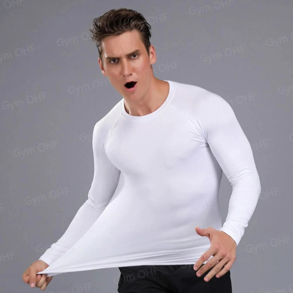 Lonsdale Men's Compression Gym Shirt – Quick-Dry Tight Fit for Fitness & Training - FitZone360