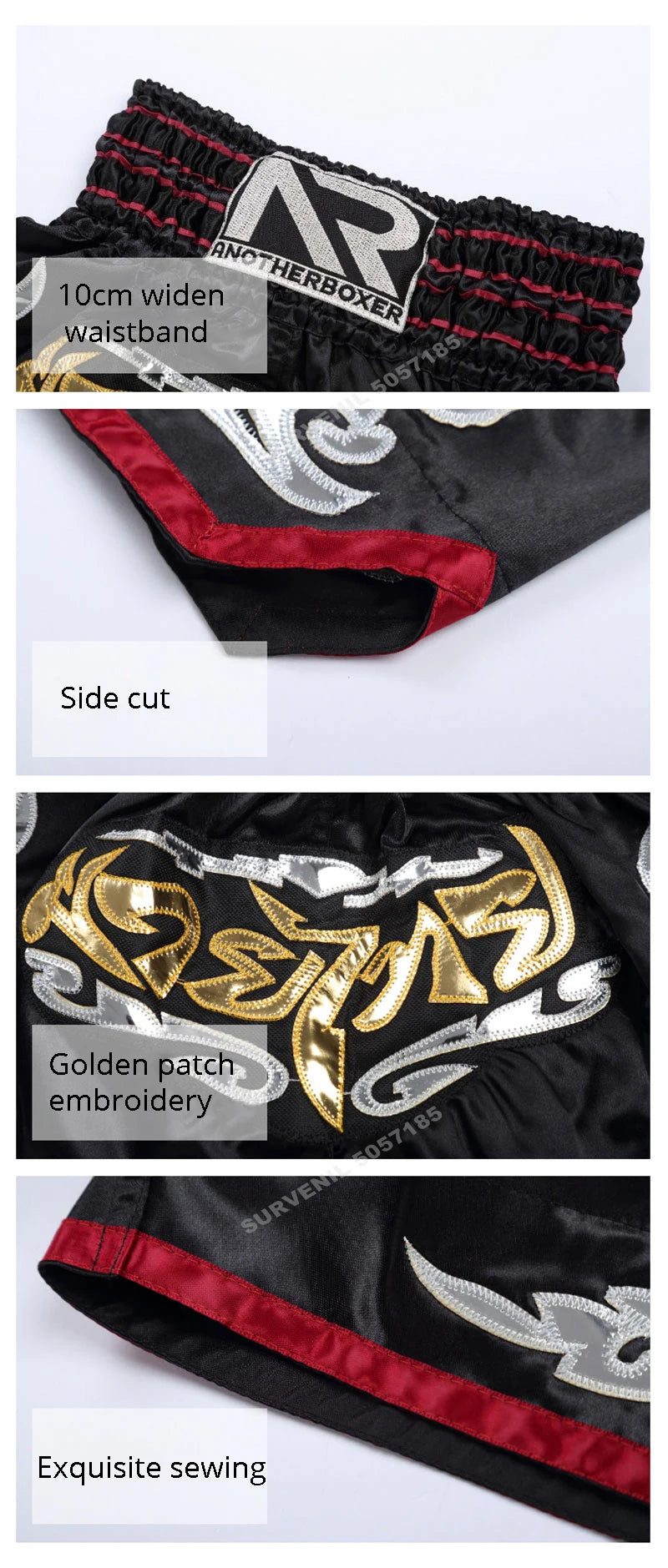 🥊 Premium Muay Thai Shorts – Lightweight, Durable & Fighter-Approved 🔥 - FitZone360