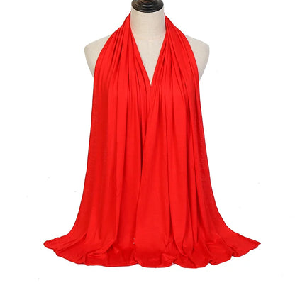 🌙 Soft Modal Cotton Jersey Hijab Scarf – 170x60cm - FitZone360