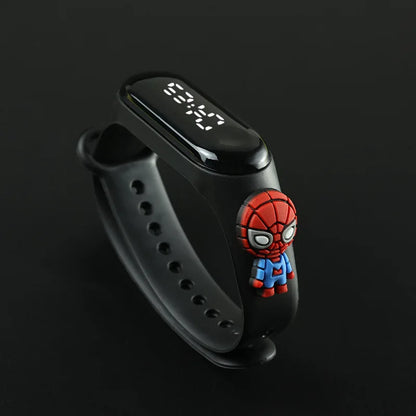 Fashion Mickey & Marvel Superhero Children's LED Sports Watches | Waterproof & Touch Display ⌚✨ - FitZone360