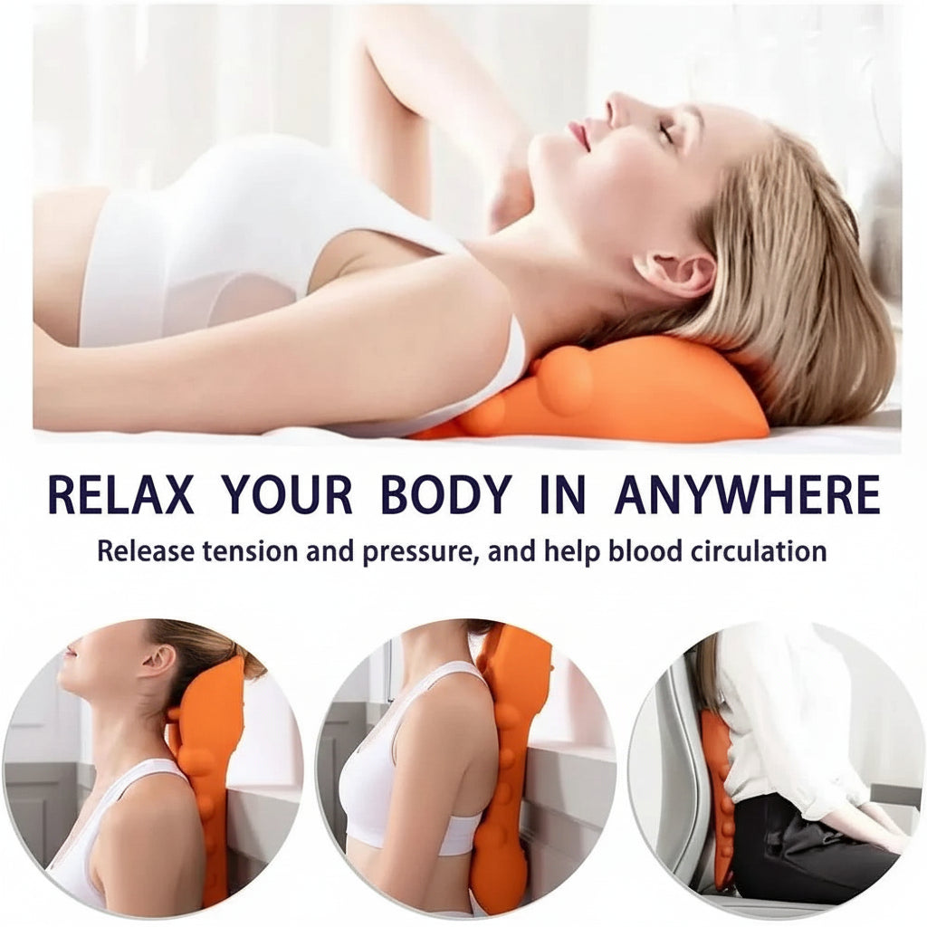 Cervical Massager | Neck Discomfort Relief, Posture Corrector | Deep Tissue Relaxation - FitZone360