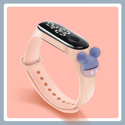 Fashion Mickey & Marvel Superhero Children's LED Sports Watches | Waterproof & Touch Display ⌚✨ - FitZone360