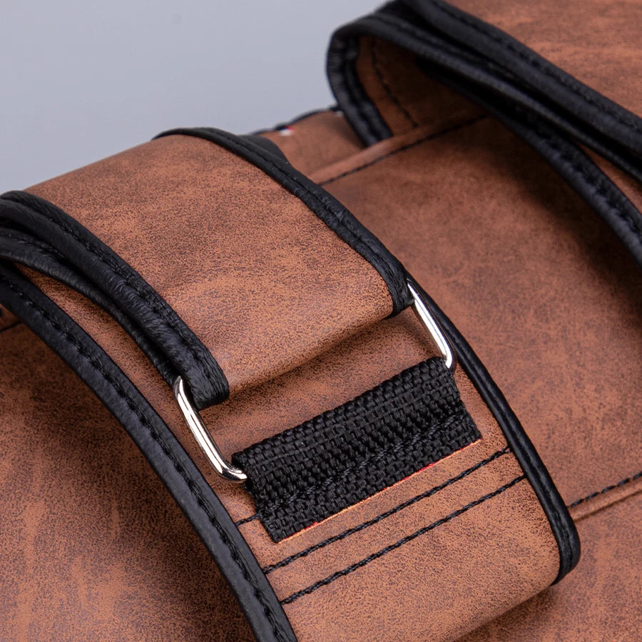 Vintage Brown Muay Thai Kick Pads | Thai Pads for MMA, Kickboxing & Striking - FitZone360