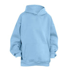 Trendy Solid Color Sports Hoodies | Fleece Sweatshirts for Men & Women | Couple Pullover for Spring & Autumn - FitZone360