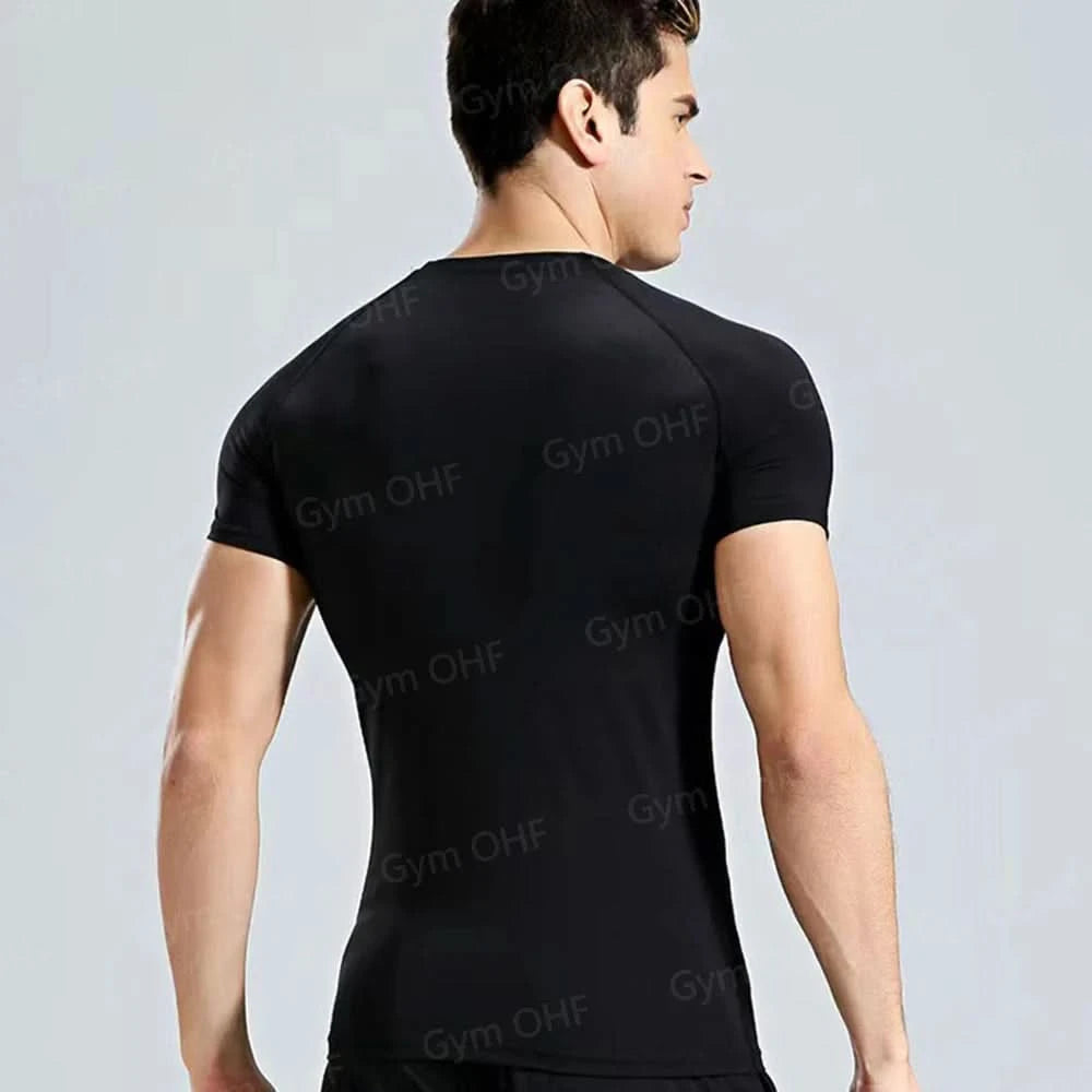 Lonsdale Men's Compression Gym Shirt – Quick-Dry Tight Fit for Fitness & Training - FitZone360