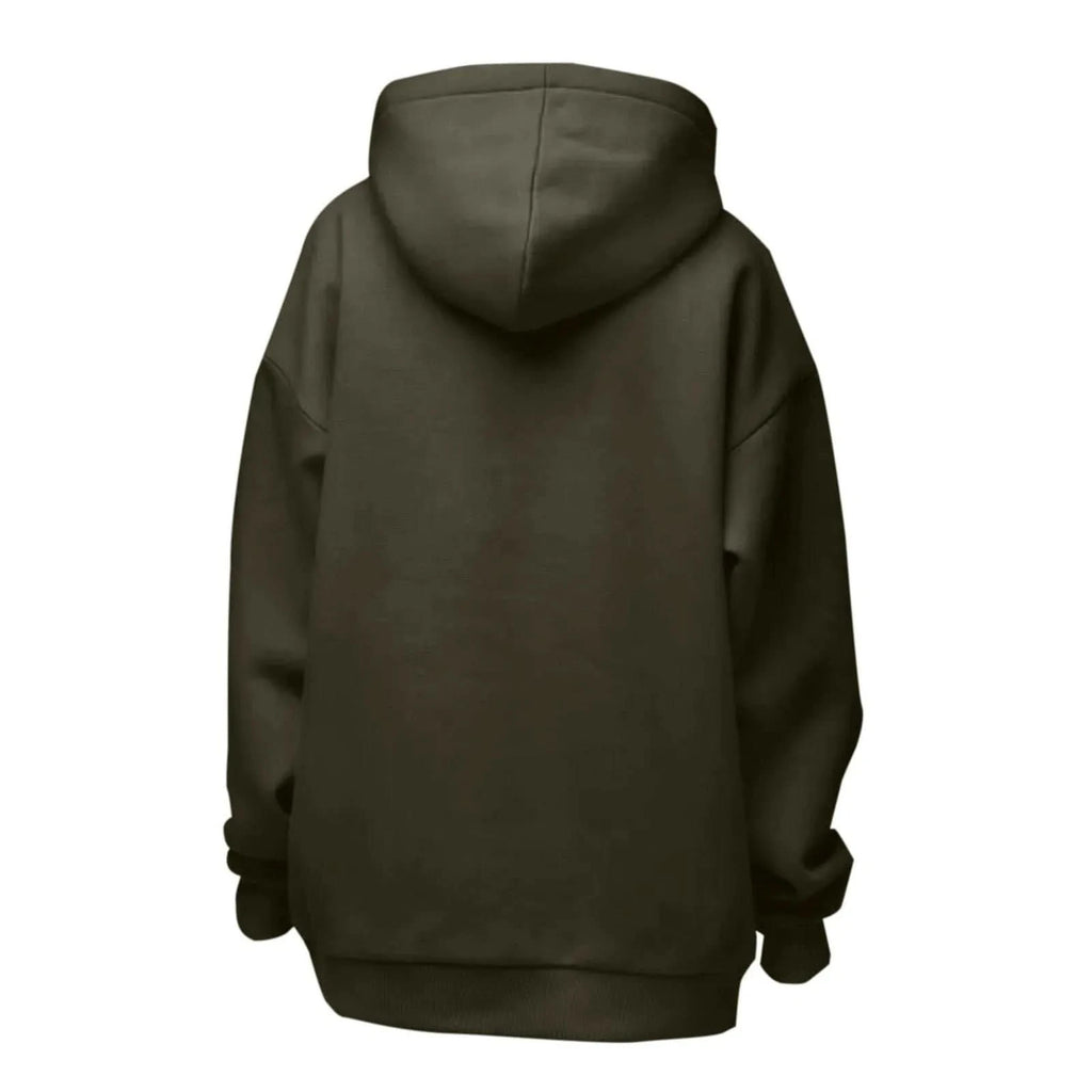 Trendy Solid Color Sports Hoodies | Fleece Sweatshirts for Men & Women | Couple Pullover for Spring & Autumn - FitZone360