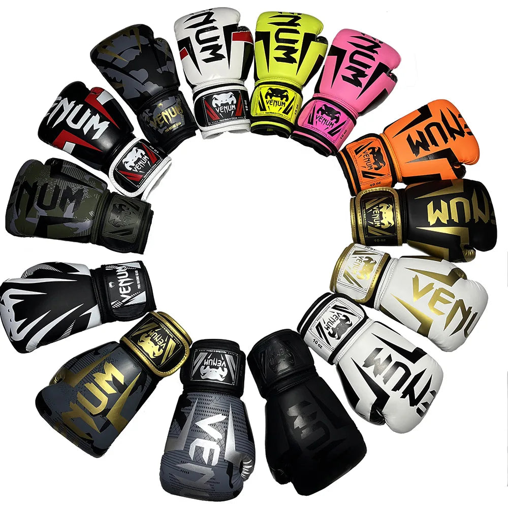 Venum Premium Boxing Gloves | Multi-Colour Pro Training & Sparring Gloves - FitZone360