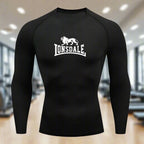 Lonsdale Men's Compression Gym Shirt – Quick-Dry Tight Fit for Fitness & Training - FitZone360