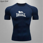 Lonsdale Men's Compression Gym Shirt – Quick-Dry Tight Fit for Fitness & Training - FitZone360