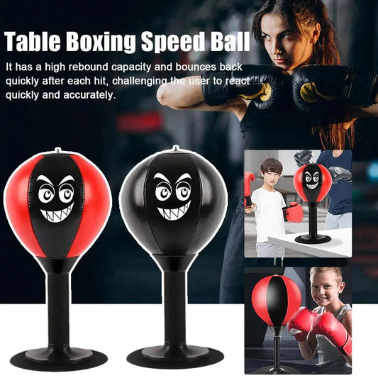 Desktop Boxing Speed Ball Punching Bag Stress Buster. - FitZone360