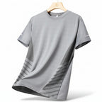 Men's Ice Silk Running T-Shirt | Quick-Dry, Breathable & Reflective Design - FitZone360