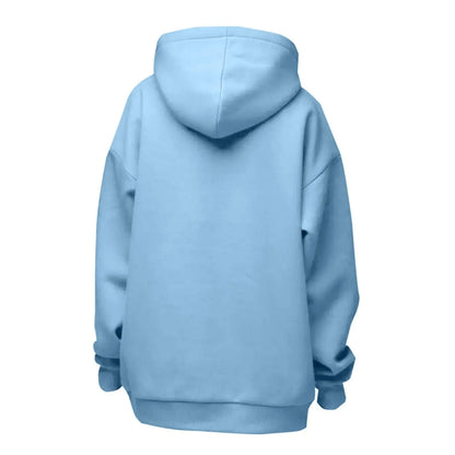 Trendy Solid Color Sports Hoodies | Fleece Sweatshirts for Men & Women | Couple Pullover for Spring & Autumn