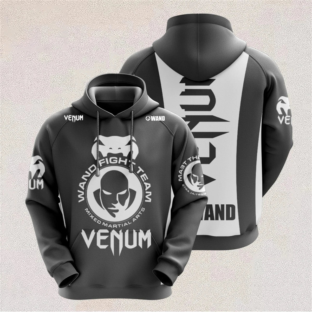 Venum Men's Combat Sports Hoodie – Boxing Muay Thai MMA Training Top