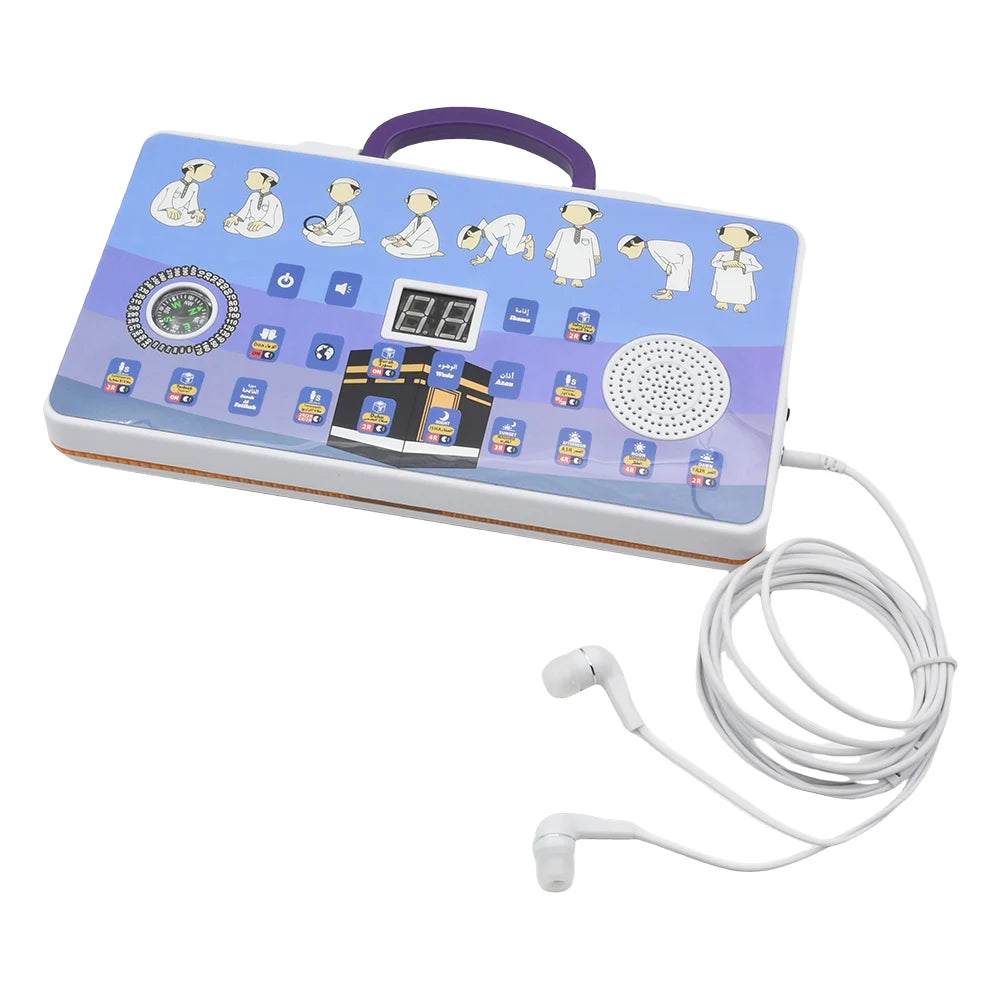 Interactive Talking Prayer Mat for Kids | Educational Muslim Salah Rug with Compass | Islamic Electronic Worship Gift - FitZone360