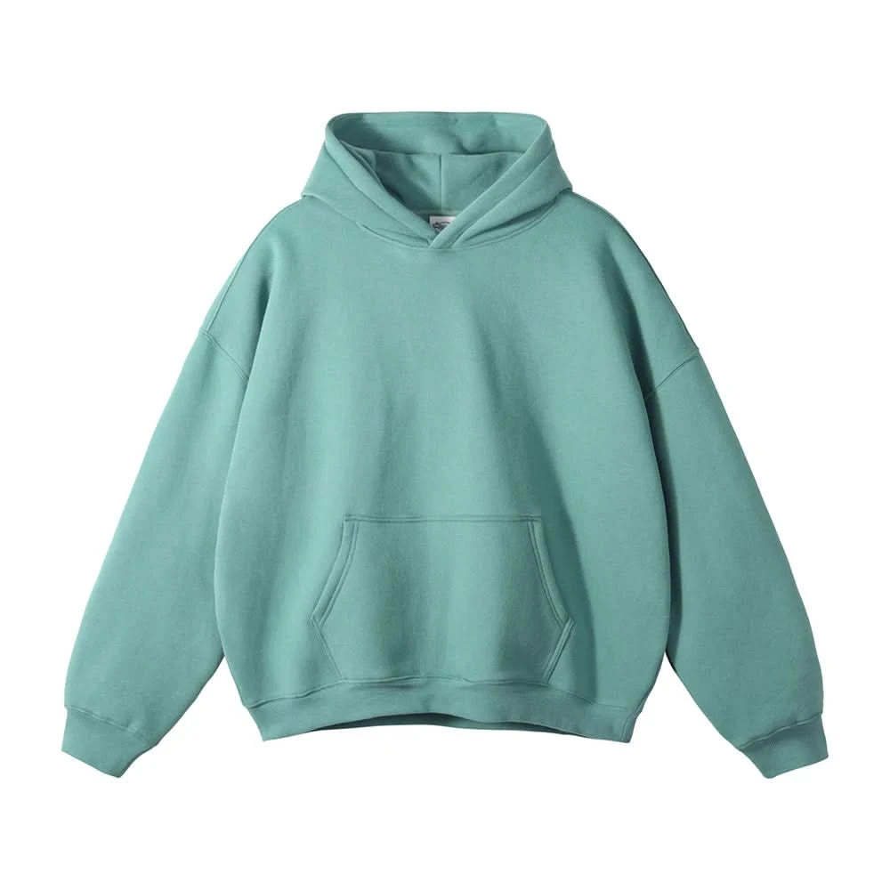 Fleece Hooded Sweatshirt | Unisex Oversized Winter Hoodie Pullover - FitZone360
