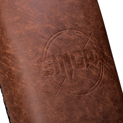 Vintage Brown Muay Thai Kick Pads | Thai Pads for MMA, Kickboxing & Striking - FitZone360