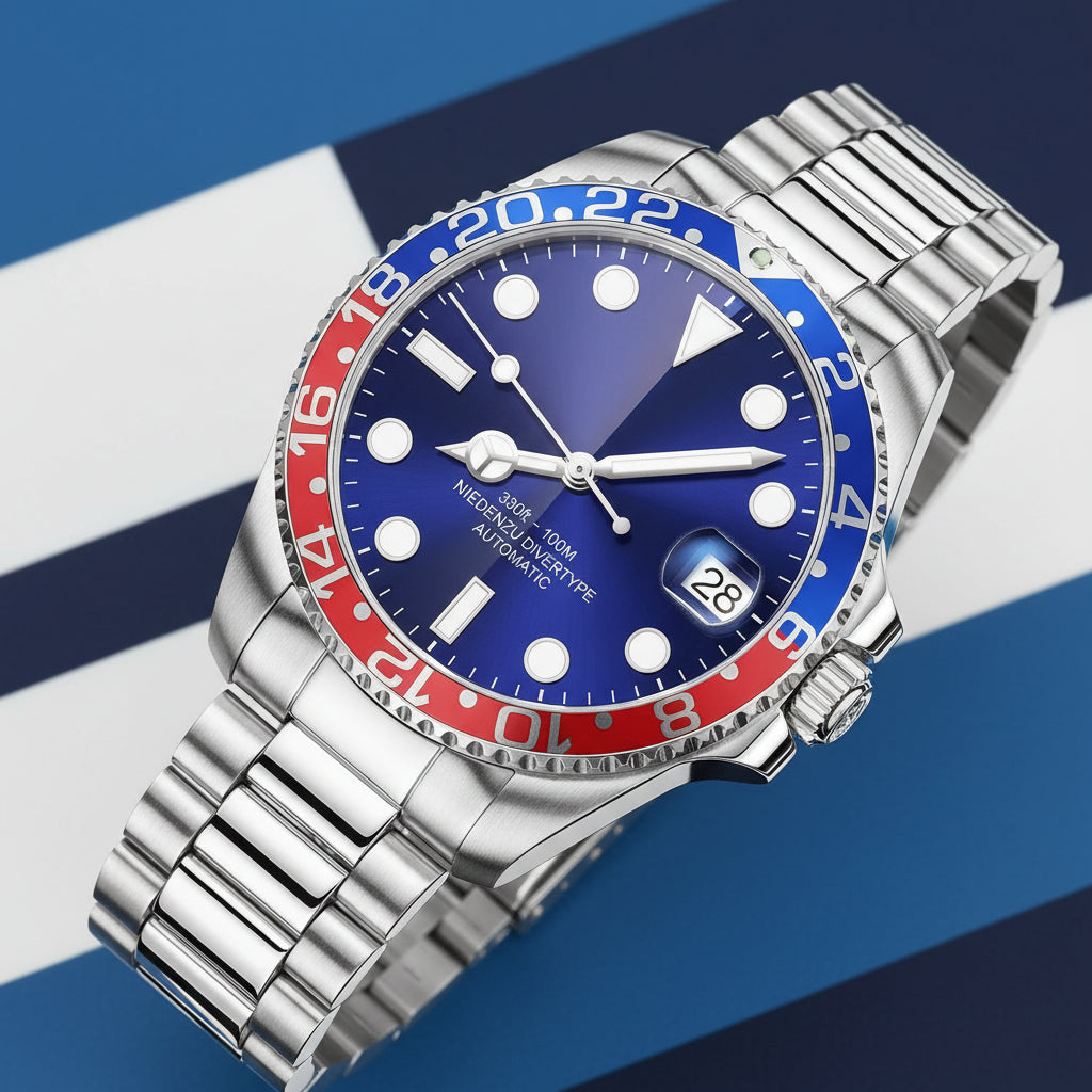 Smartwatch Luxury Rolex-Inspired | 1.43" HD AMOLED, GPS, Bluetooth Call, Health & Fitness Tracker for iOS & Android - FitZone360