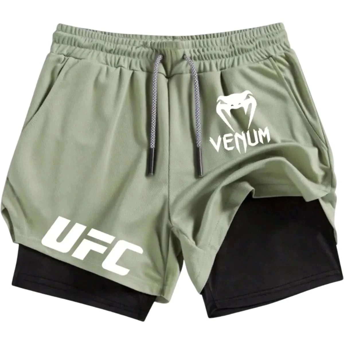 Venum UFC 2-Layer Compression Shorts | Fight-Ready Performance | FitZone360 - FitZone360