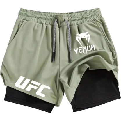 Venum UFC 2-Layer Compression Shorts | Fight-Ready Performance | FitZone360 - FitZone360