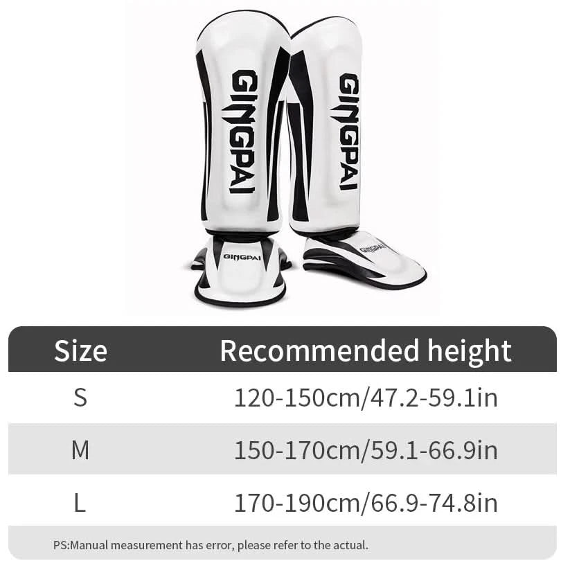 MMA Muay Thai Kickboxing Shin Guards | Mixed Martial Arts Protective Shin Pads - FitZone360