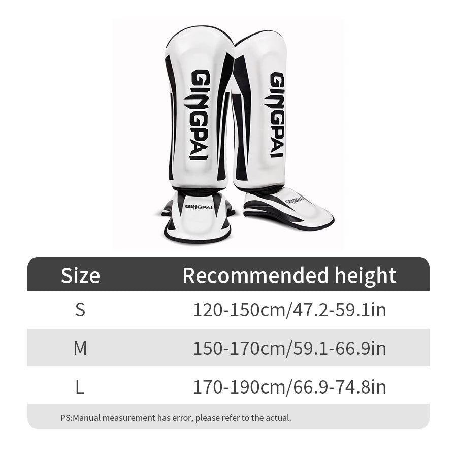 Muay Thai & Kickboxing Shin Guards – Martial Arts Protective Pads for Boxing, Sparring & Training - FitZone360