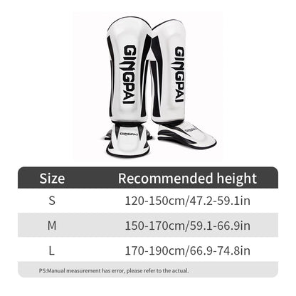 Muay Thai & Kickboxing Shin Guards – Martial Arts Protective Pads for Boxing, Sparring & Training - FitZone360
