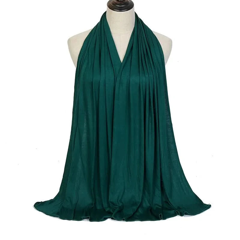 🌙 Soft Modal Cotton Jersey Hijab Scarf – 170x60cm - FitZone360